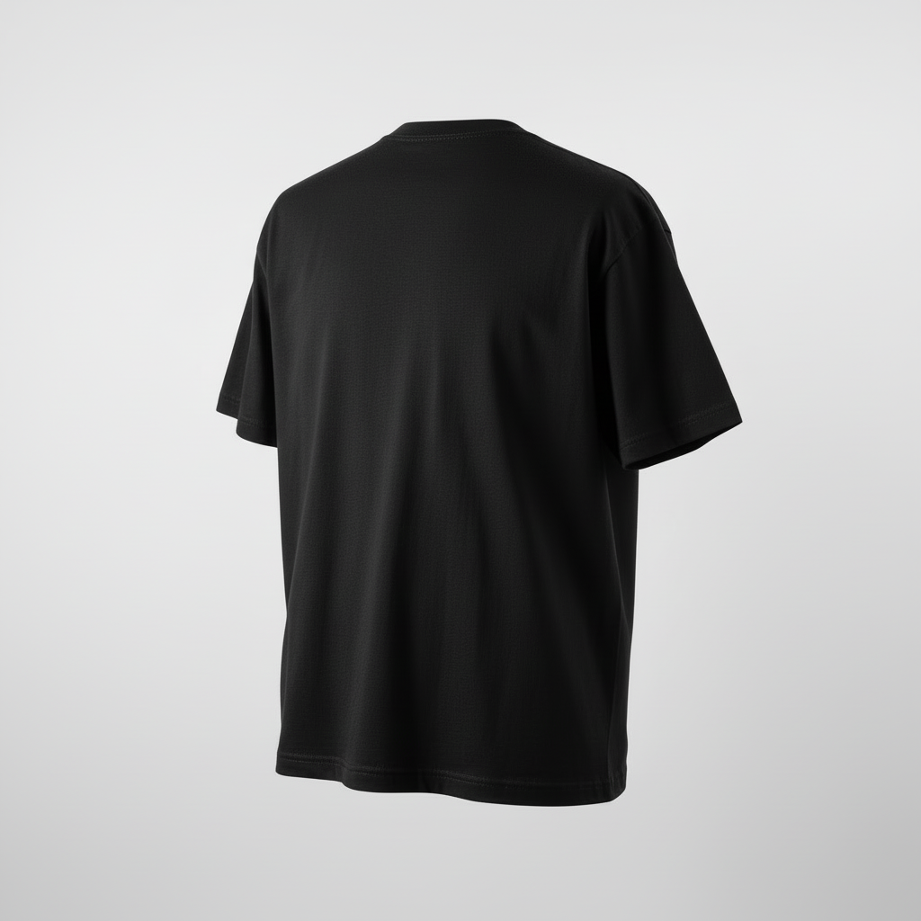 Black Metal Graphic Oversized Tee