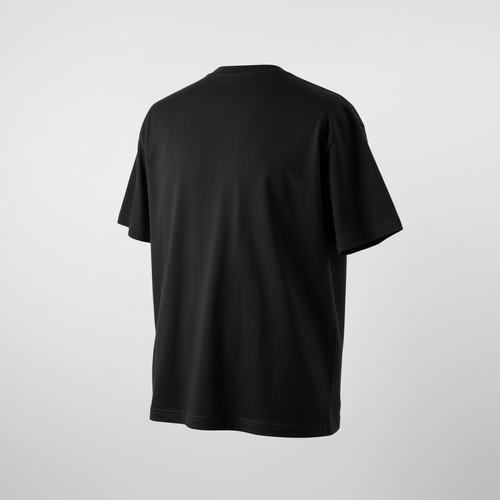 Black Metal Graphic Oversized Tee