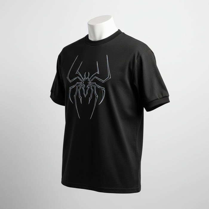 "Arachnid" Chrome Spider Graphic Streetwear Tee